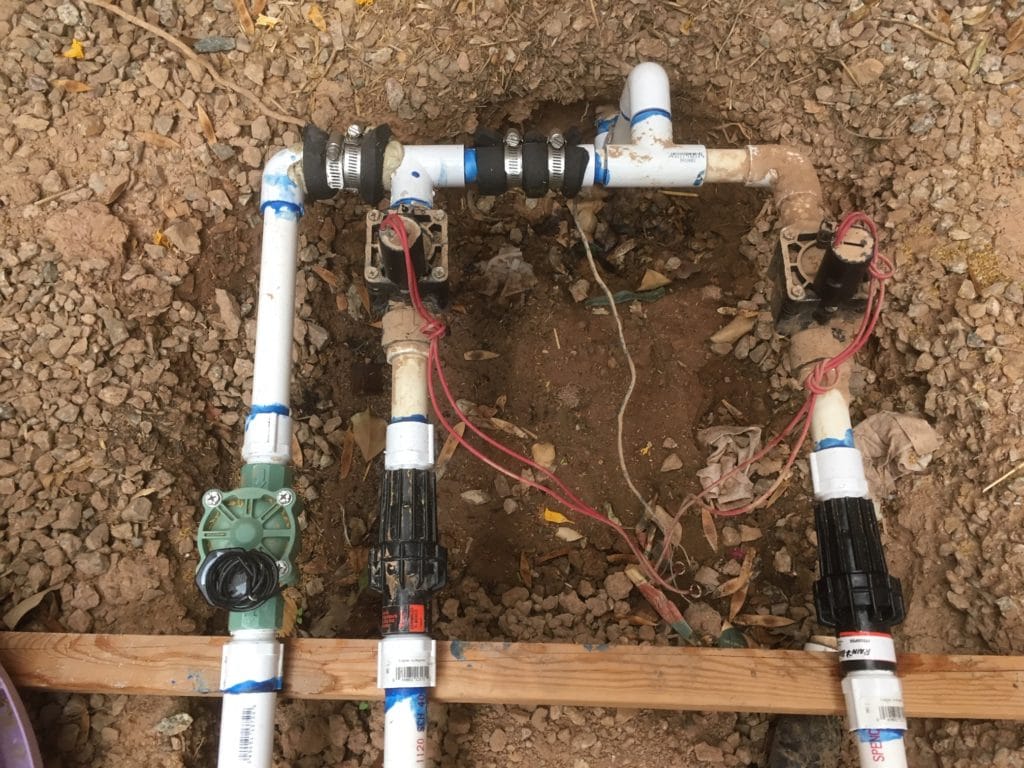 irrigation system for fruit trees