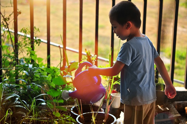 gardening help child's development